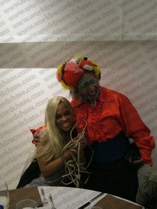 The Dutchess with long fingernails and Elaine Davidson, the world's most pierced woman